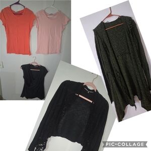 Anthropologie, Velvet by Graham & Spencer, Cut-Loose Bundle Of 5 Size Large Tops